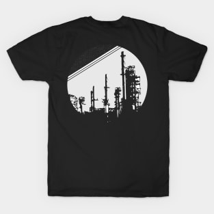 Building moon silhouette travel T-Shirt